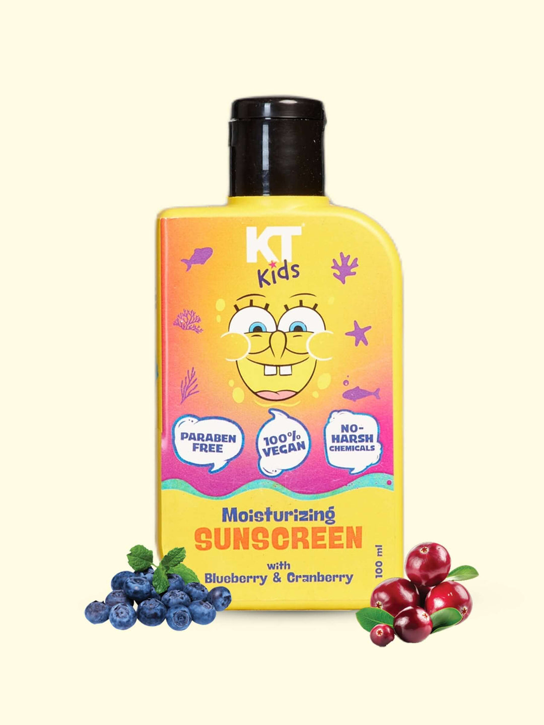 Baby Sun Protection Spray | Blueberry & Cranberry | For Boys & Girls 3-12 years | 100ml - KT Kids