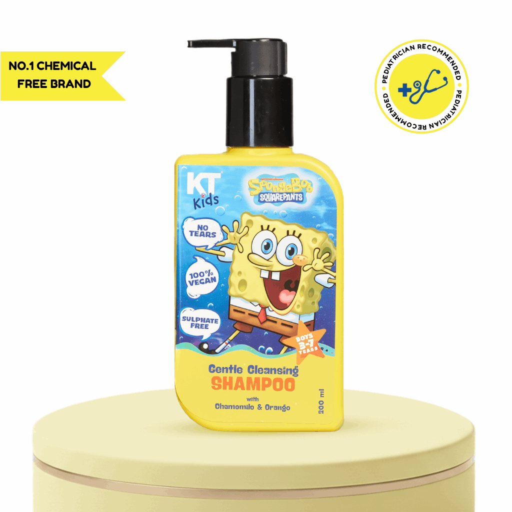 Gentle Cleansing Shampoo | Chamomile & Orange | For Boys 3-7 years | 200ml - KT Kids