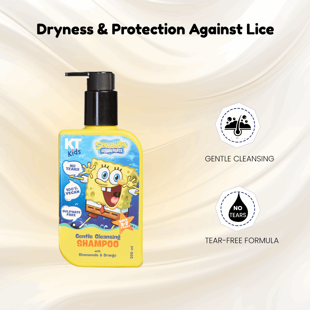 Gentle Cleansing Shampoo | Chamomile & Orange | For Boys 3-7 years | 200ml - KT Kids