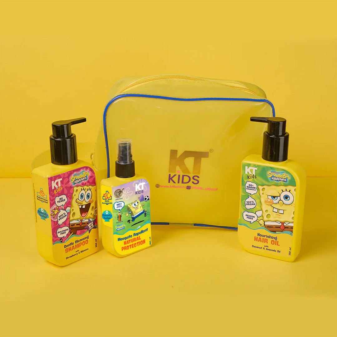 Personal Care Kit For Girls 3+ Years | Shampoo + Hair Oil + Mosquito Repellent + FREE Camel Crayon