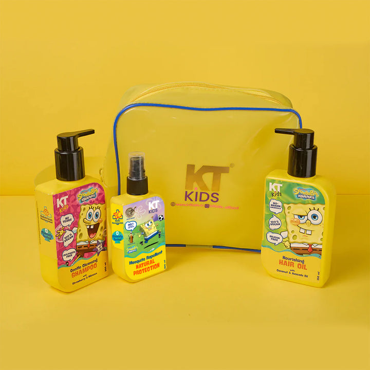 Personal Care Kit For Girls 3+ Years | Shampoo + Hair Oil + Mosquito Repellent + FREE Camel Crayon