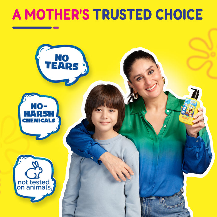 KT Kids Hair Care Travel Set – SpongeBob Edition 🧸✨