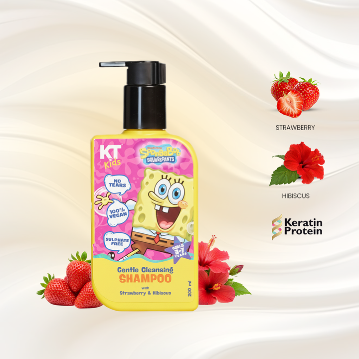 Haircare Trio Combo | Gentle Cleansing Shampoo + Protein Haircare Cream + Hair Leave-In Serum | For Girls 3–12 Years