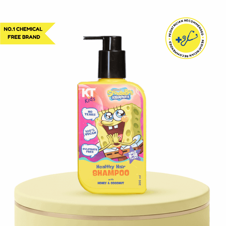 Healthy Hair Shampoo | Honey & Coconut | For Girls 8-12 years | 200ml - KT Kids