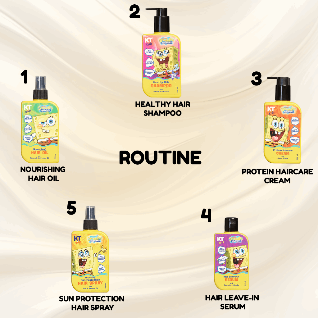 Healthy Hair Shampoo | Honey & Coconut | For Girls 8-12 years | 200ml - KT Kids