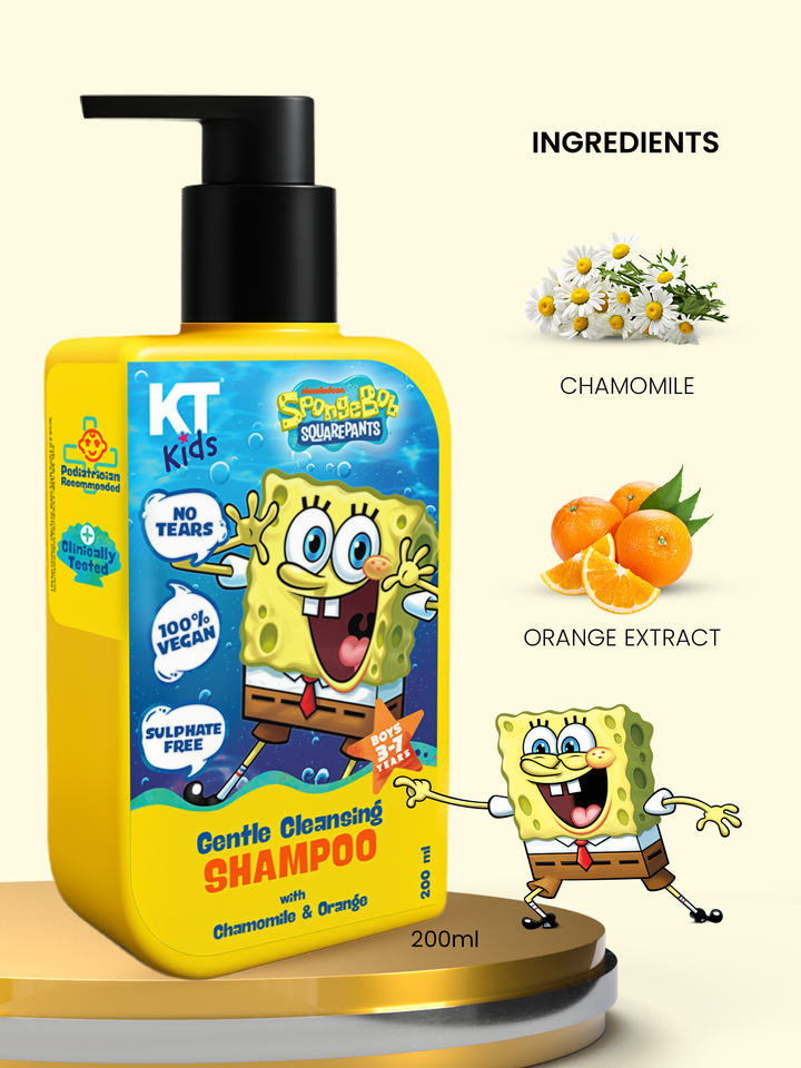 Gentle Cleansing Shampoo | Chamomile & Orange | For Boys 3-7 years | 200ml