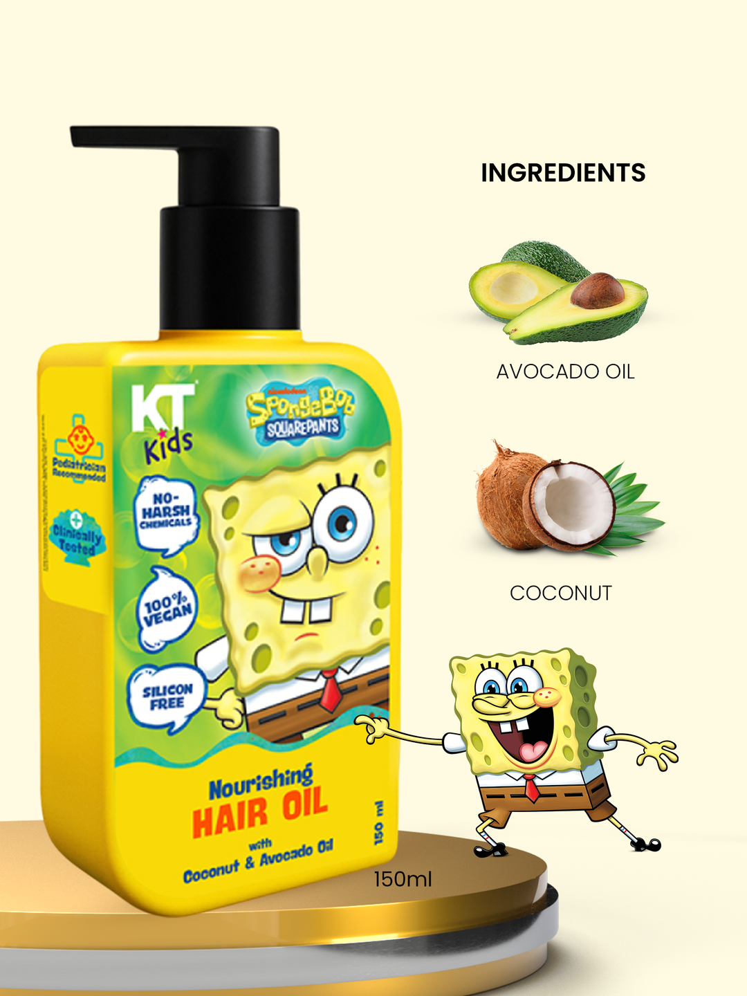 Nourishing Hair Oil | Coconut & Avacado Oil | For Boys & Girls 3-12 years | 150ml - KT Kids
