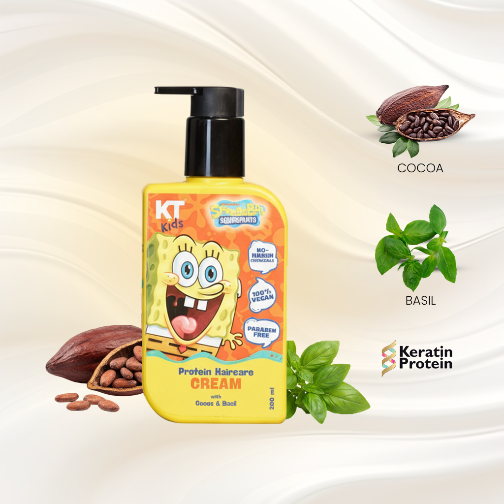 Haircare Trio Combo | Gentle Cleansing Shampoo + Protein Haircare Cream + Hair Leave-In Serum | For Boys 3–12 Years