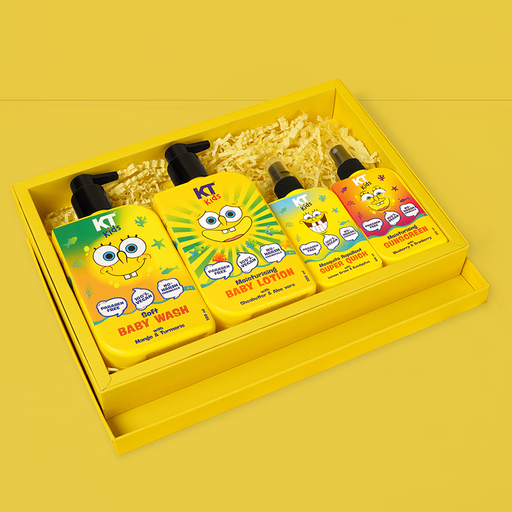 Gift Set For Boys & Girls 3+ Years | Soft Body Wash + Lotion + Sunscreen + Mosquito Spray