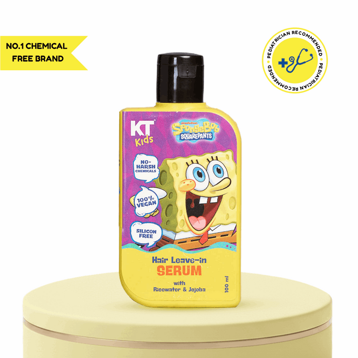 Hair Leave-In Serum | Ricewater & Jojoba | For Boys & Girls 3-12 years | 100ml - KT Kids