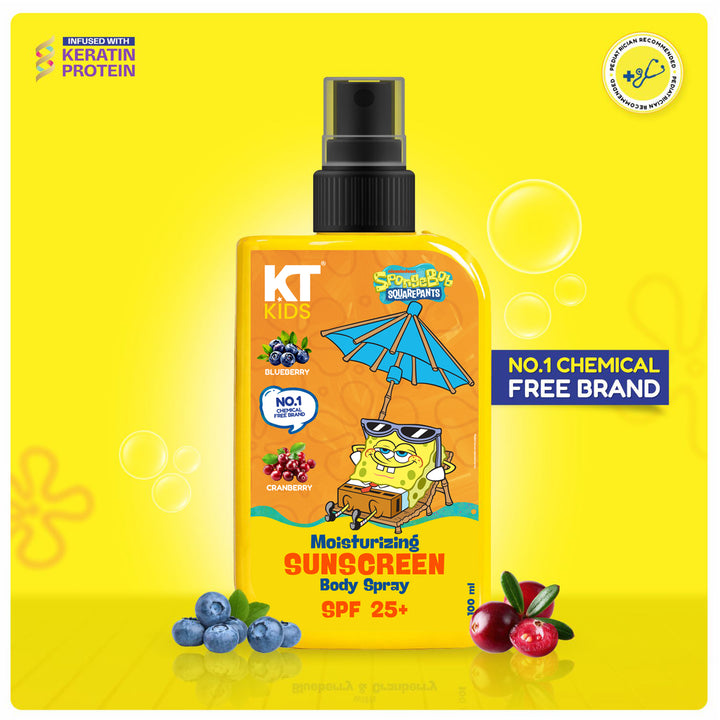Kids Moisturizing Sunscreen Body Spray | SPF 25+ | 100ml