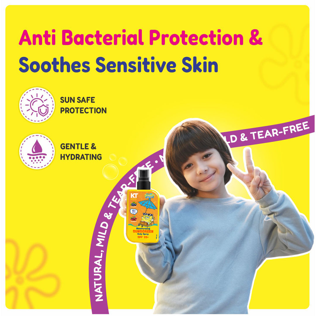 Kids Moisturizing Sunscreen Body Spray | SPF 25+ | 100ml
