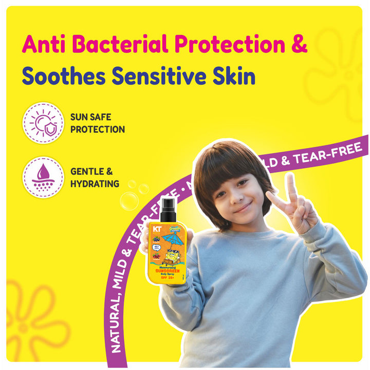 Kids Moisturizing Sunscreen Body Spray | SPF 25+ | 100ml