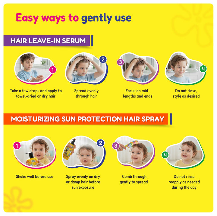 Hair Protection Combo | Hair Leave-In Serum + Moisturizing Sun Protection Hair Spray