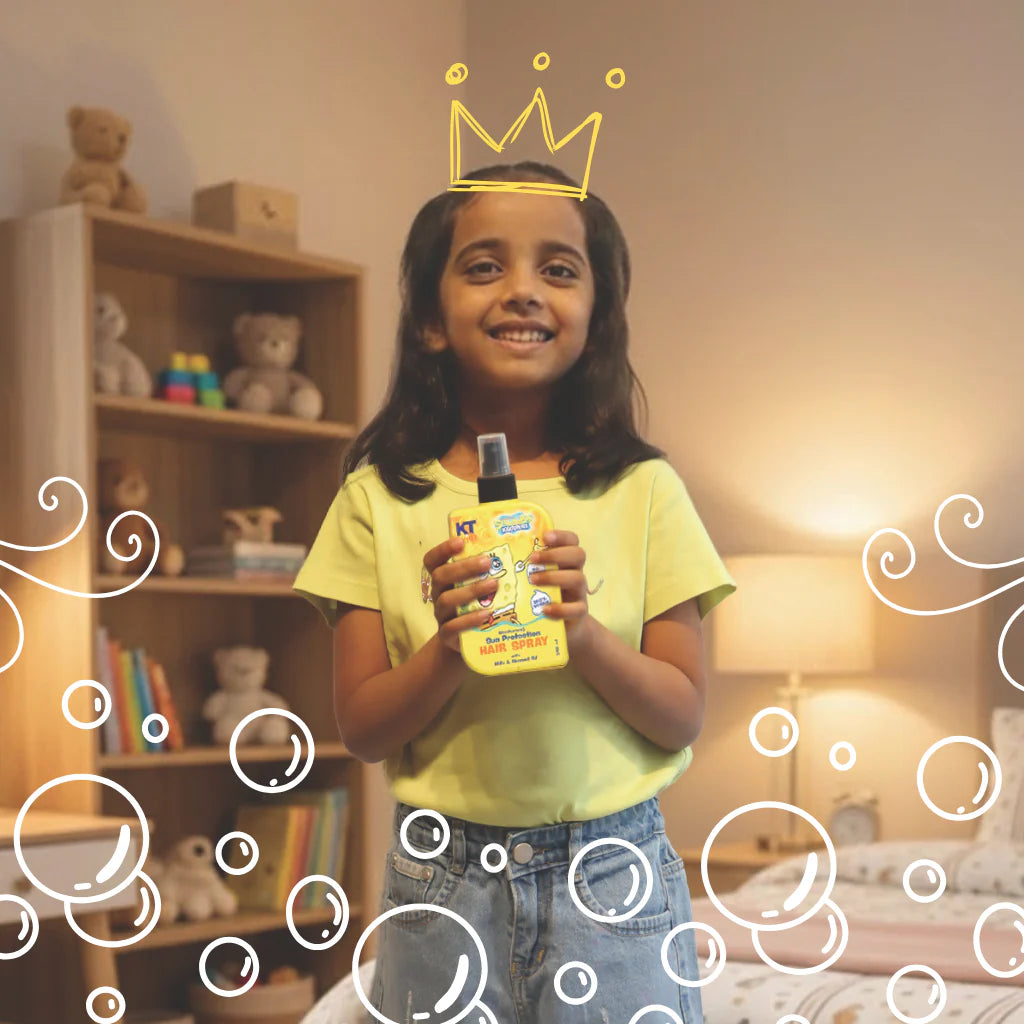 Gift Set For Girls 8–12 Years | Shampoo + Haircare Cream + Hair Serum + Sun-Protection Hair Spray