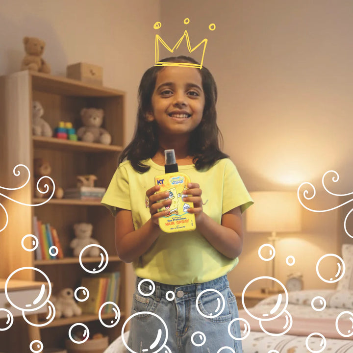 Gift Set For Girls 8–12 Years | Shampoo + Haircare Cream + Hair Serum + Sun-Protection Hair Spray