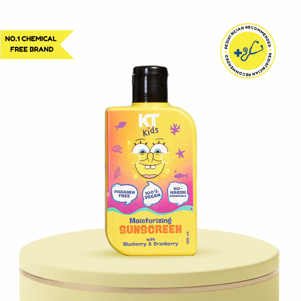 Moisturizing Sunscreen Spray | Blueberry & Cranberry | For Boys & Girls 3-12 years | 100ml - KT Kids