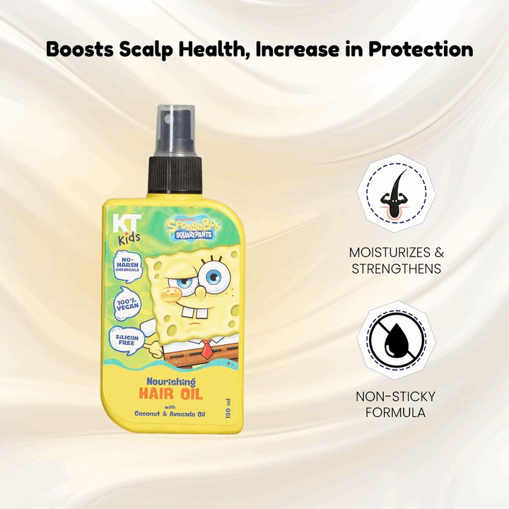Nourishing Hair Oil | Coconut & Avacado Oil | For Boys & Girls 3-12 years | 150ml - KT Kids