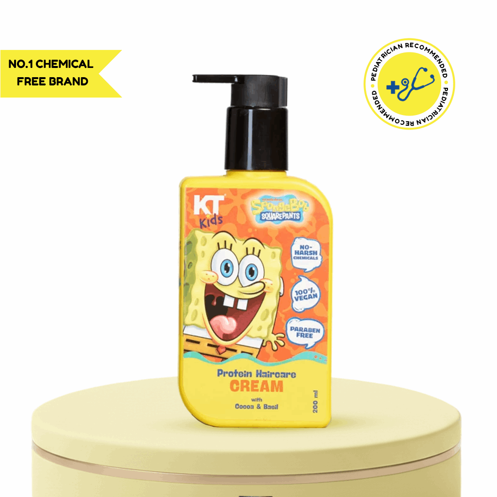 Protein Haircare Cream | Cocoa & Basil | For Boys & Girls 3-12 years | 200ml - KT Kids