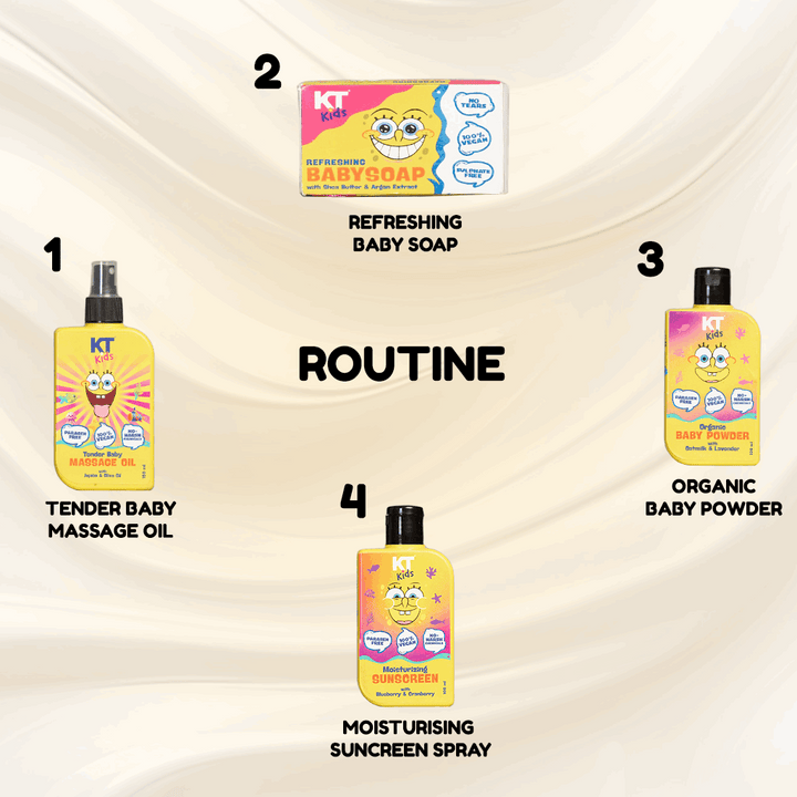 Refreshing Baby Soap | Shea Butter & Argan Oil | For Boys & Girls 3-12 years | 150gm - KT Kids