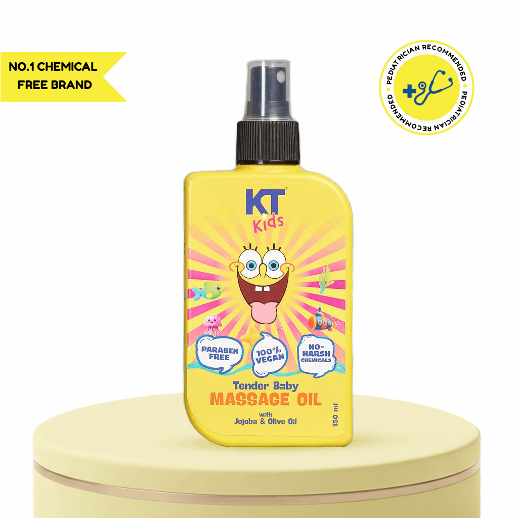 Tender Baby Massage Oil | Jojoba Oil & Olive Oil | For Boys & Girls 3-12 years | 150ml - KT Kids