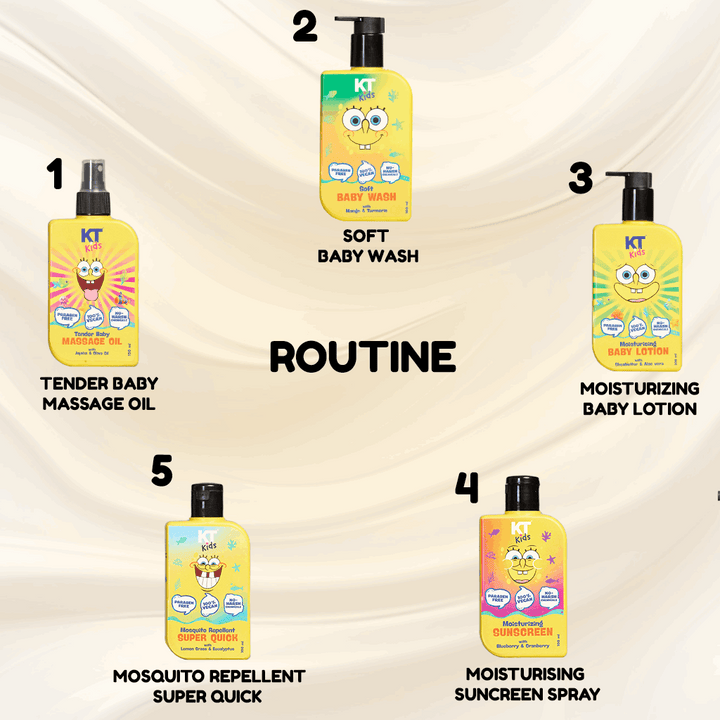 Tender Baby Massage Oil | Jojoba Oil & Olive Oil | For Boys & Girls 3-12 years | 150ml - KT Kids